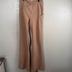 Fabletics Beige Flare Pants